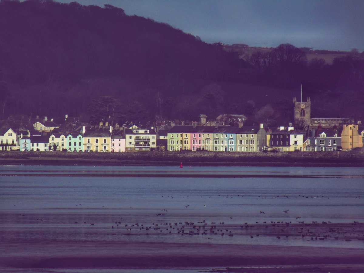 'A Town Of Many Colours', Beaumaris From Bangor (May 2019)